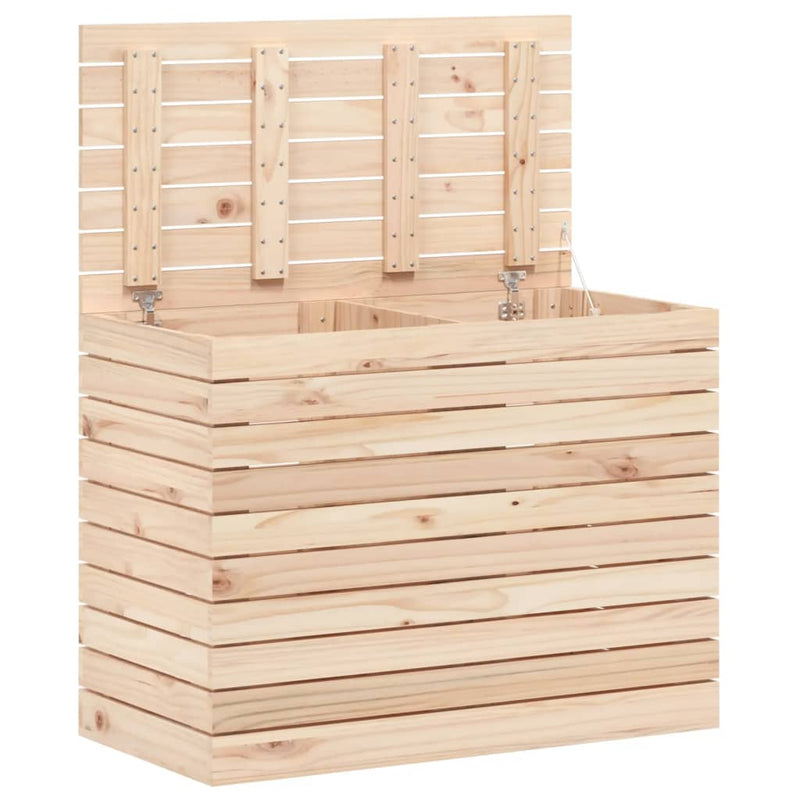 Laundry Basket 88.5x44x66 cm Solid Wood Pine Payday Deals