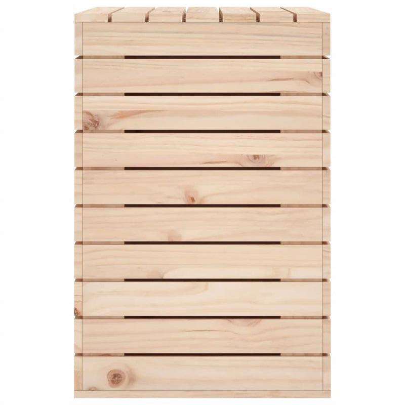Laundry Basket 88.5x44x66 cm Solid Wood Pine Payday Deals