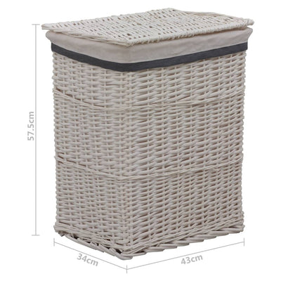 Laundry Basket White Willow Payday Deals
