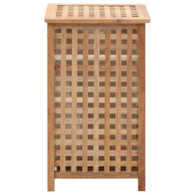 Laundry Bin 39x39x65 cm Solid Walnut Wood Payday Deals