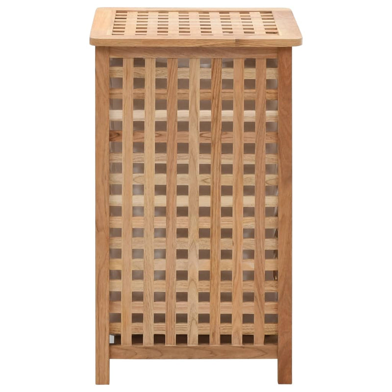 Laundry Bin 39x39x65 cm Solid Walnut Wood Payday Deals