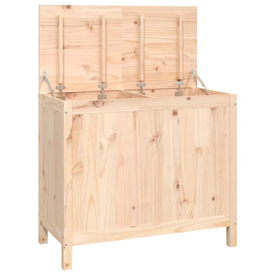 Laundry Box 88.5x44x76 cm Solid Wood Pine Payday Deals