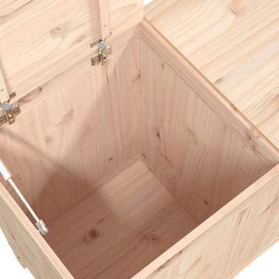 Laundry Box 88.5x44x76 cm Solid Wood Pine Payday Deals