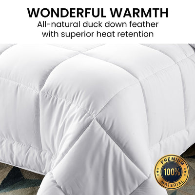 Laura Hill 700GSM Duck Down Feather Quilt Duvet Doona - Super King Payday Deals