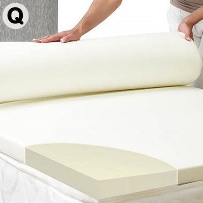 Laura Hill High Density Mattress Foam Topper 7cm - Queen Payday Deals