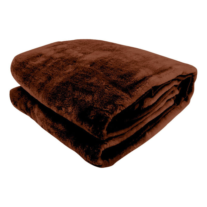 Laura Hill Mink Blanket Double Sided Queen Size Soft Plush Bed Faux Throw Rug 220 X 240cm Payday Deals