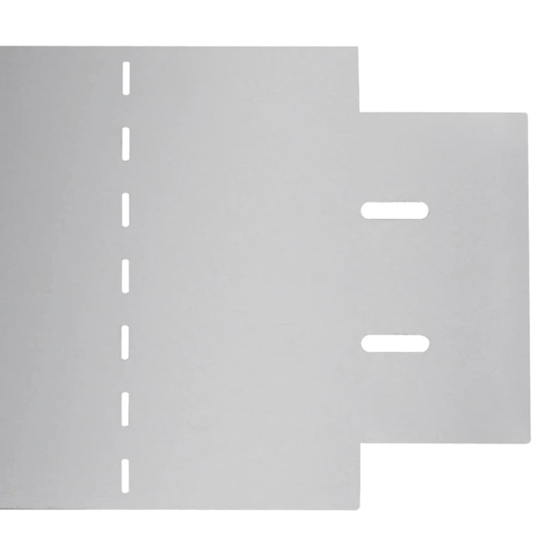 Lawn Fences 5 pcs Galvanised Steel 100x20 cm Payday Deals