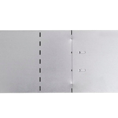 Lawn Fences 5 pcs Galvanised Steel 100x20 cm Payday Deals