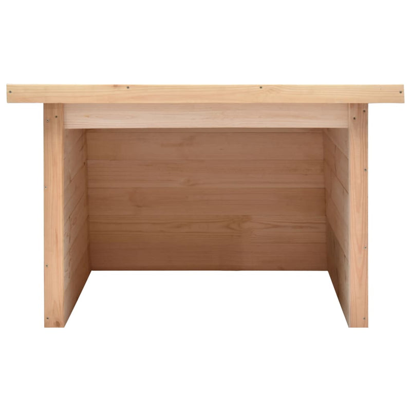 Lawn Mower Garage 92x104x59.5 cm Solid Pine Wood 19 mm Payday Deals