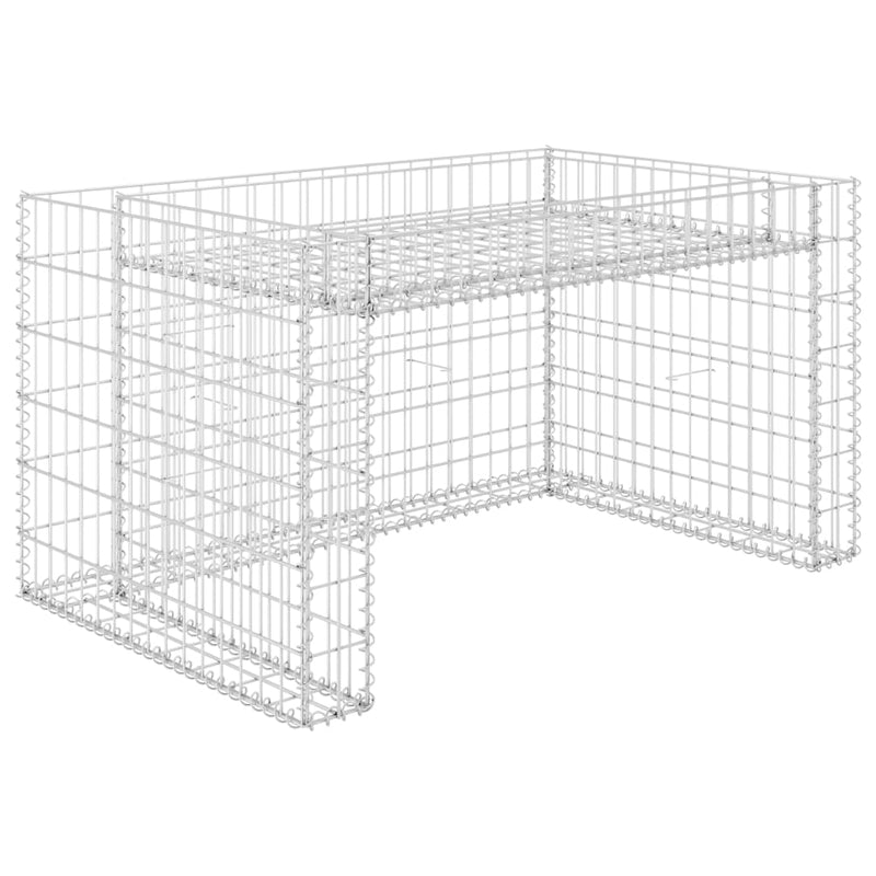 Lawn Mower Garage with Raised Bed 110x80x60 cm Steel Wire Payday Deals