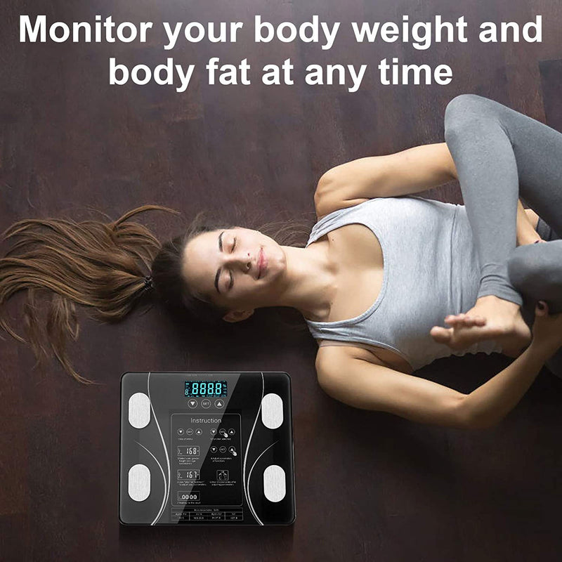 LCD Scales Body Weight Bathroom Bath room Body Fat Gym Fitness Scale BMI BMR Payday Deals