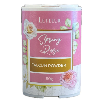 Le Fleur Spring Rose Luxury Talcum Powder 50g Payday Deals