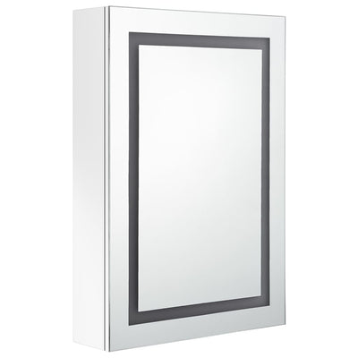 LED Bathroom Mirror Cabinet Shining White 50x13x70 cm Payday Deals