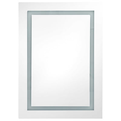 LED Bathroom Mirror Cabinet Shining White 50x13x70 cm Payday Deals
