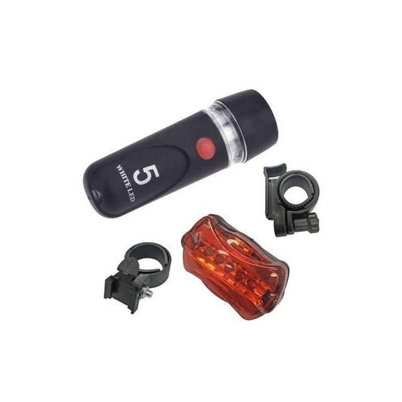 LED BIKE LIGHT SET Bicycle Front Rear Flashlight Torch Headlight Cycling Payday Deals