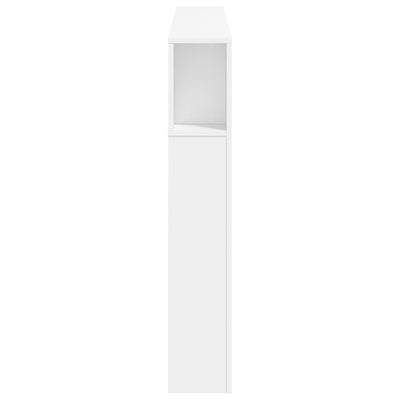 LED Headboard White 160 cm Engineered Wood Payday Deals