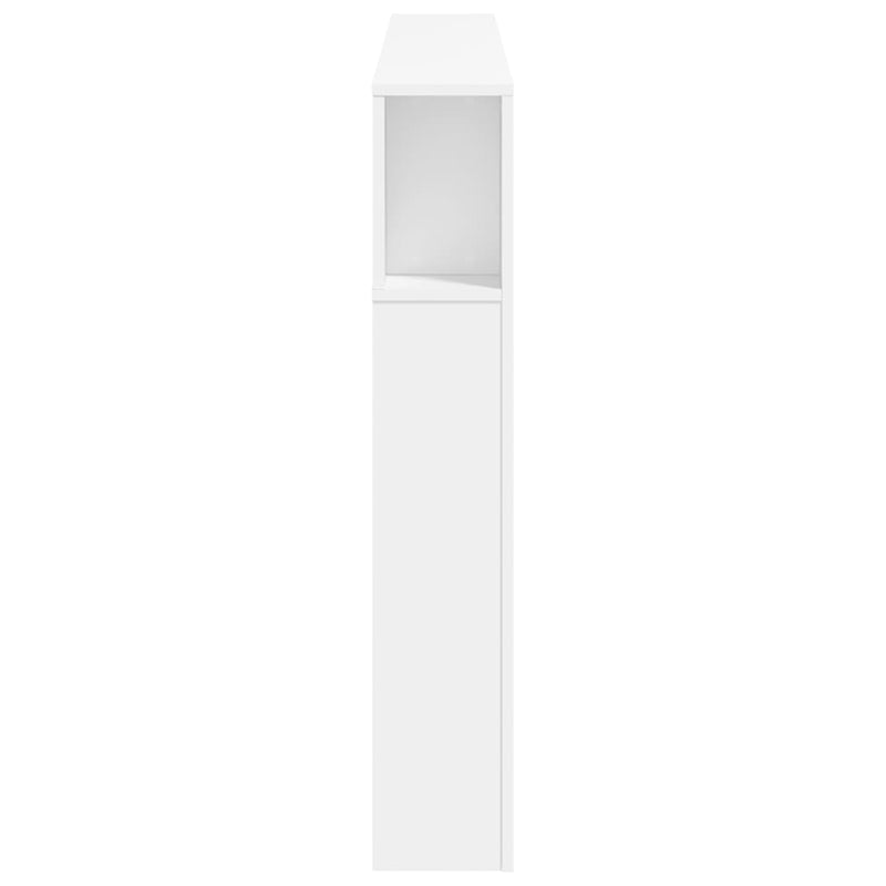 LED Headboard White 160 cm Engineered Wood Payday Deals