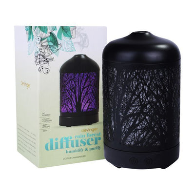 LED Light Ultrasonic Rain Forest Aroma Electric Diffuser Humidifier Payday Deals
