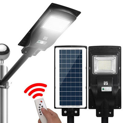 LED Solar Street Flood Light Motion Sensor Remote Outdoor Garden Lamp Lights 90W Payday Deals
