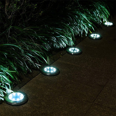 LED Solar Underground Light Waterproof Color Changing Garden Buried Lamp Payday Deals