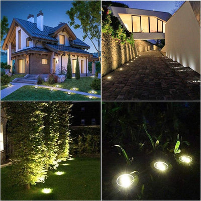 LED Solar Underground Light Waterproof Color Changing Garden Buried Lamp Payday Deals