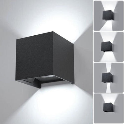 LED Wall Light Cube 12W Waterproof Outdoor Indoor Lighting Fixtures Cool Payday Deals