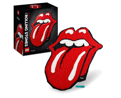 LEGO® Art The Rolling Stones 31206 Building Kit; Wall Art Memorabilia for Rock Music Fans and Adults