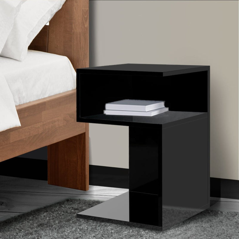 Levede Bedside Tables Drawers Side Table Wood Nightstand Storage Cabinet Bedroom Payday Deals