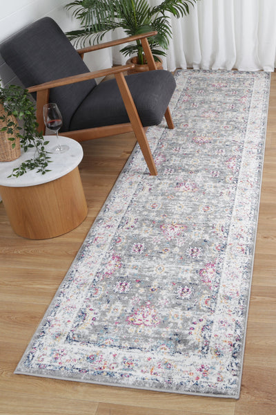 Ligures Grey Multi Traditional Rug 240X330cm Payday Deals
