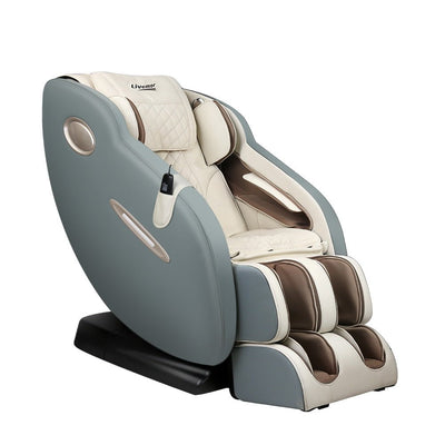 Livemor Electric Massage Chair Recliner SL Track Shiatsu Heat Back Massager Payday Deals