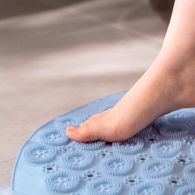 Living Today Non-Slip Massager Bathroom Mat - BLUE Payday Deals