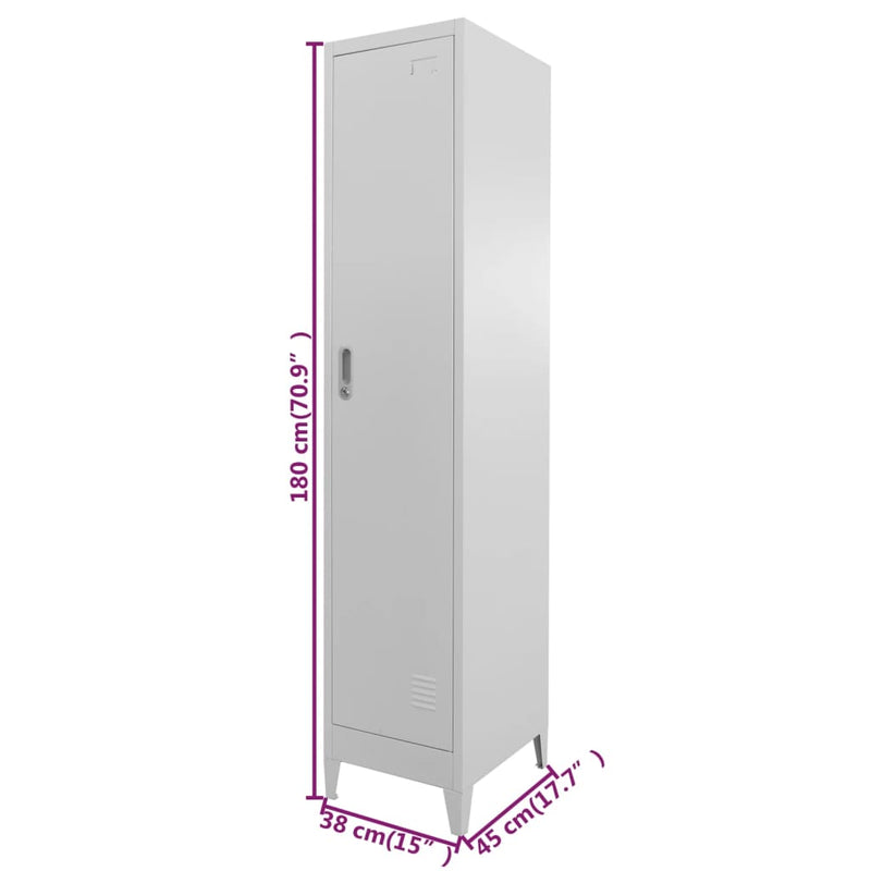 Locker Cabinet 38x45x180 cm Payday Deals