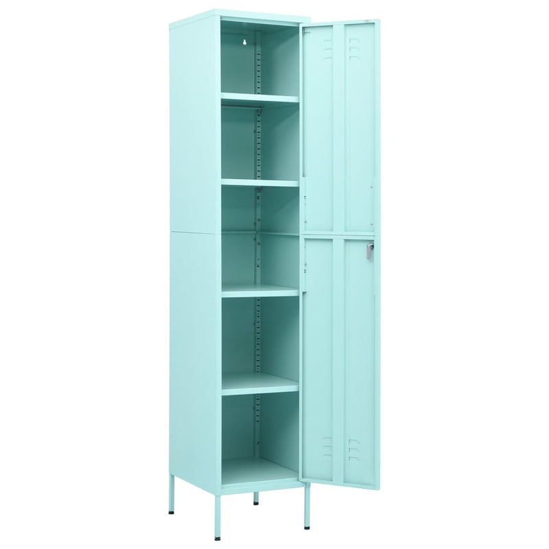 Locker Cabinet Mint 35x46x180 cm Steel Payday Deals