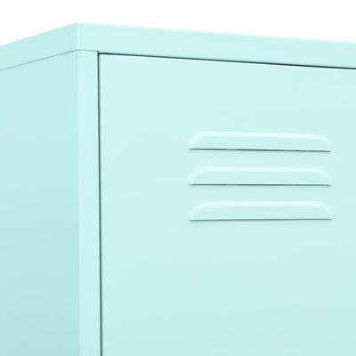 Locker Cabinet Mint 35x46x180 cm Steel Payday Deals