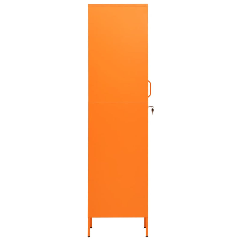 Locker Cabinet Orange 35x46x180 cm Steel Payday Deals