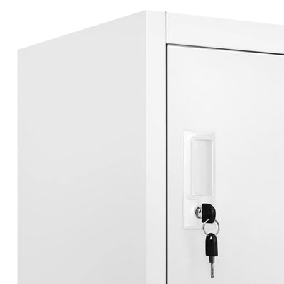Locker Cabinet with 12 Compartments 90x45x180 cm Payday Deals