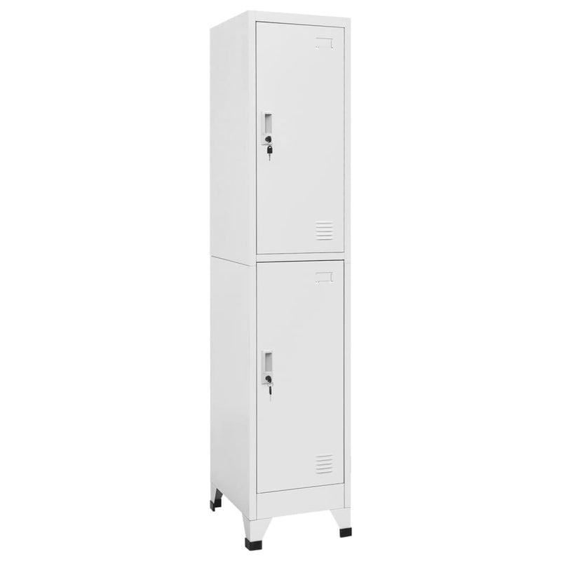 Locker Cabinet with 2 Compartments 38x45x180 cm Payday Deals