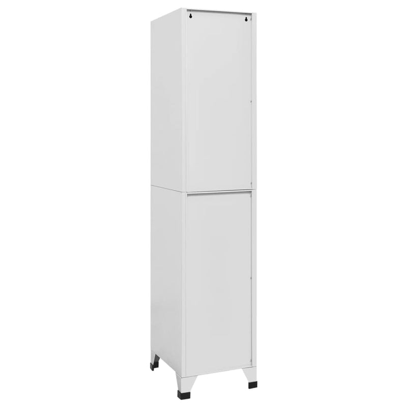 Locker Cabinet with 2 Compartments 38x45x180 cm Payday Deals