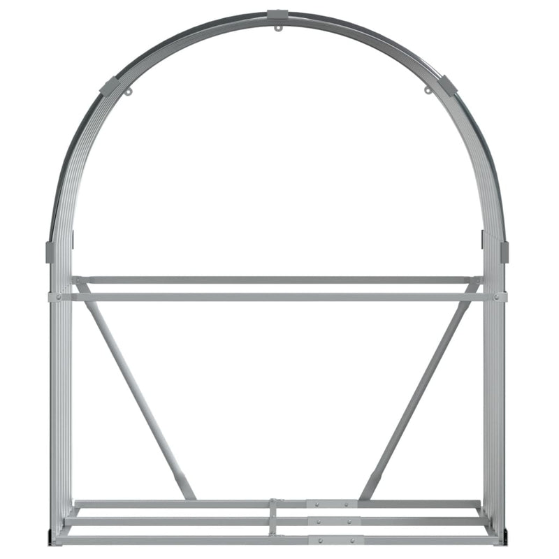 Log Holder Anthracite 120x45x140 cm Galvanised Steel Payday Deals