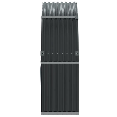 Log Holder Anthracite 120x45x140 cm Galvanised Steel Payday Deals