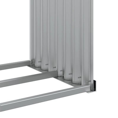 Log Holder Anthracite 120x45x140 cm Galvanised Steel Payday Deals
