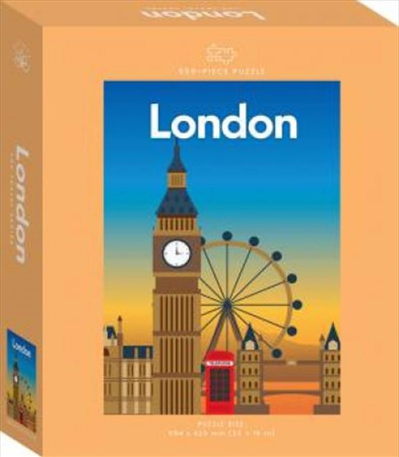 London Travel Poster 500 Piece Puzzle Payday Deals
