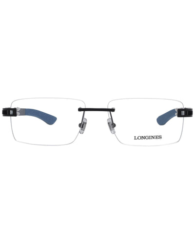 Longines Men's Black  Optical Frames - One Size Payday Deals