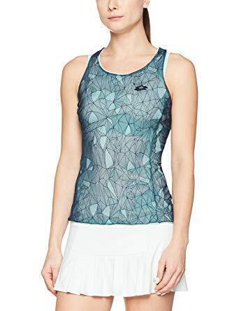 Lotto Sport Womens Twice II W Tank Top And Bra Tennis Sport - Turquoise/Navy Payday Deals