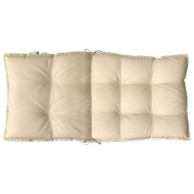 Lowback Chair Cushions 4 pcs Beige Oxford Fabric Payday Deals