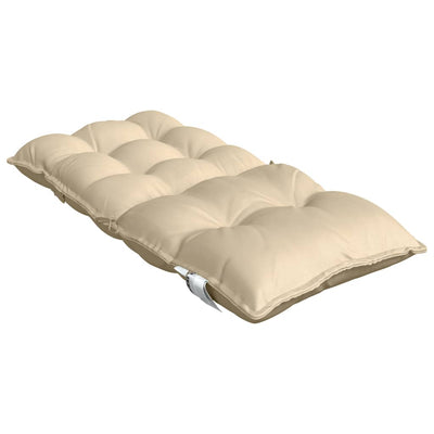 Lowback Chair Cushions 4 pcs Beige Oxford Fabric Payday Deals