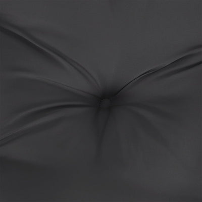 Lowback Chair Cushions 4 pcs Black Oxford Fabric Payday Deals
