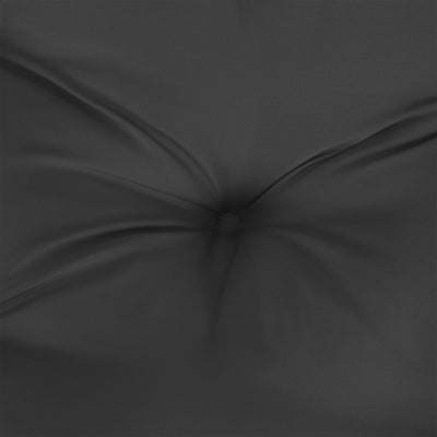 Lowback Chair Cushions 6 pcs Black Oxford Fabric Payday Deals