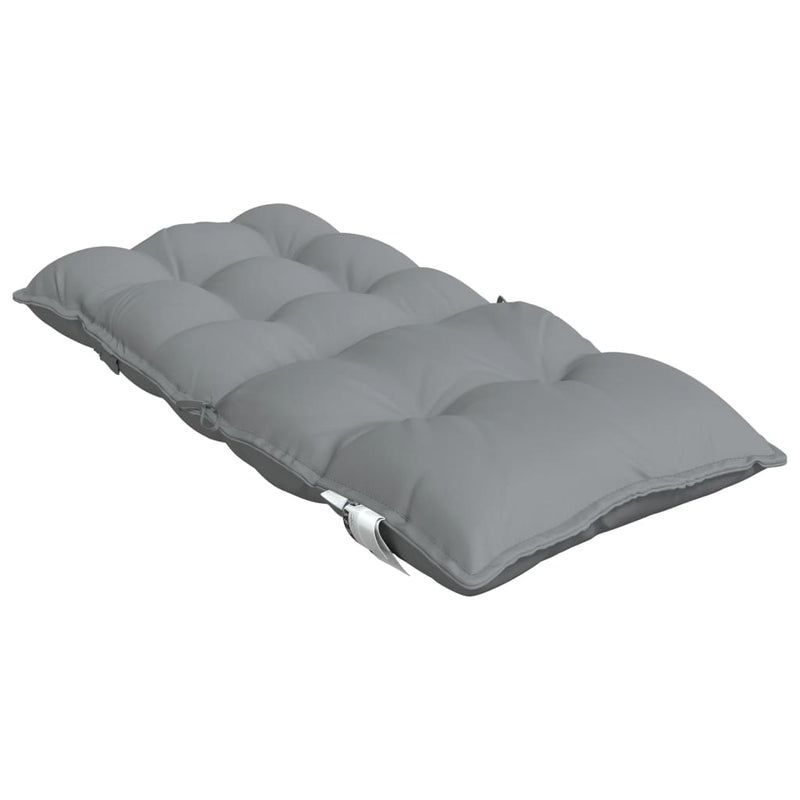 Lowback Chair Cushions 6 pcs Grey Oxford Fabric Payday Deals