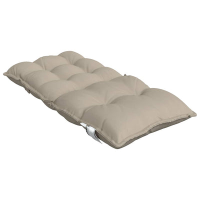 Lowback Chair Cushions 6 pcs Taupe Oxford Fabric Payday Deals